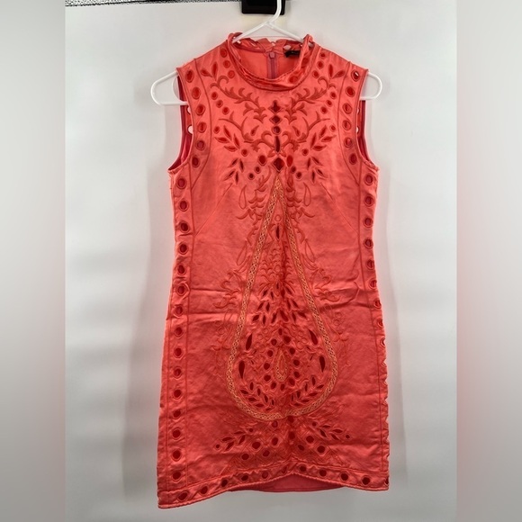 Nanette Lepore Women's Hes My Muse Cocktail Party Linen Dress Size 0 MSRP $595 - Picture 6 of 15